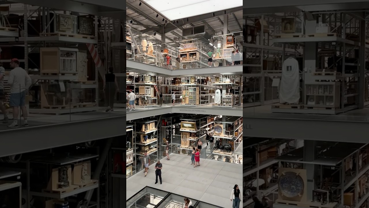 V&A East Storehouse - London&rsquo;s Most Open Museum! #shorts #victoriaandalbertmuseum #london #museum