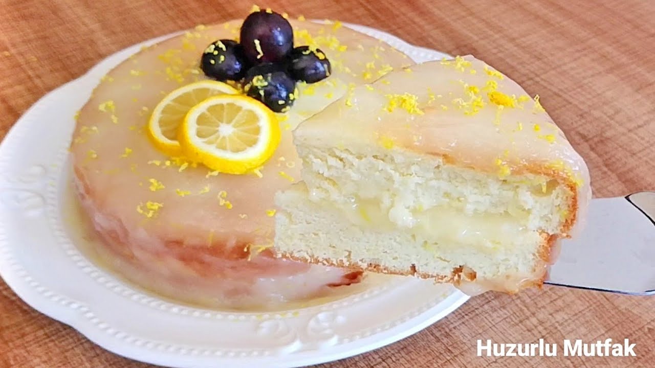 LİMON KREMALI ALMAN PASTASI 🌺GRAM, BARDAK, KAŞIK ÖLÇÜSÜYLE GARANTİLİ TARİF