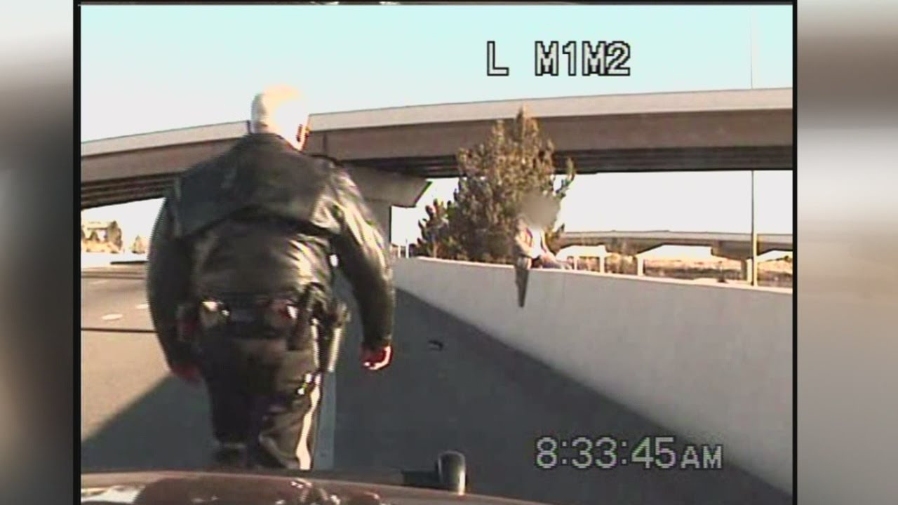 Officer talks man off ledge on Christmas