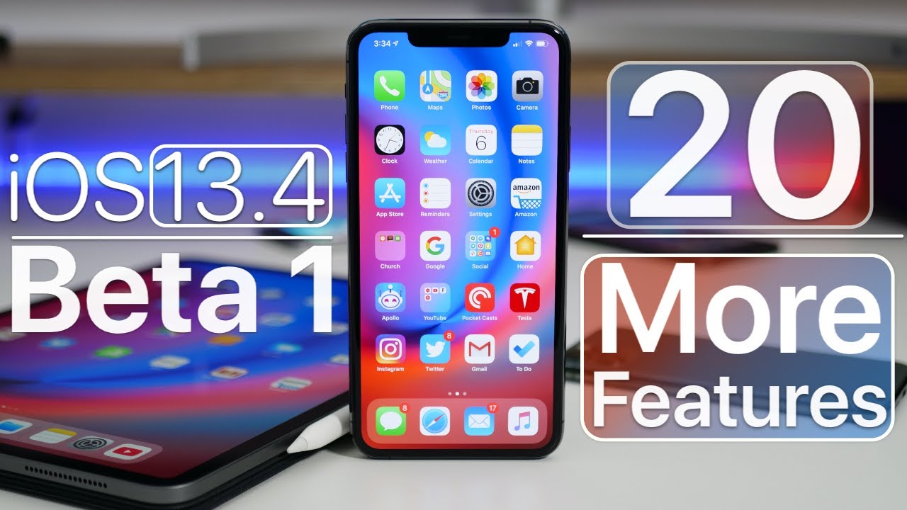 iOS 13.4 Beta 1 - 20 More New Changes and Features