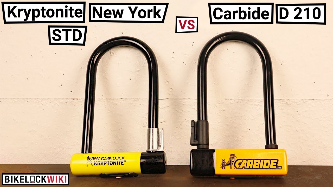 Carbide D210 vs Kryptonite New York STD - Destructive Bike Lock Testing