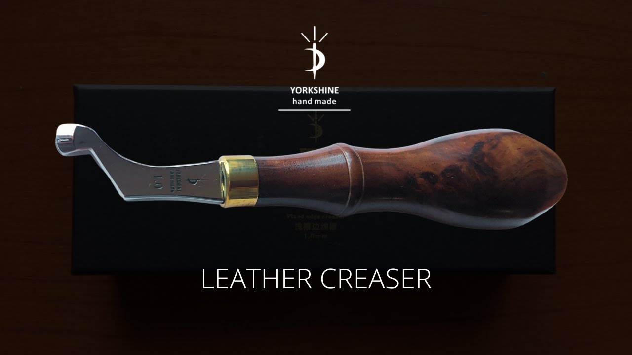 Yorkshine leather creaser, edge creasing tool quick review