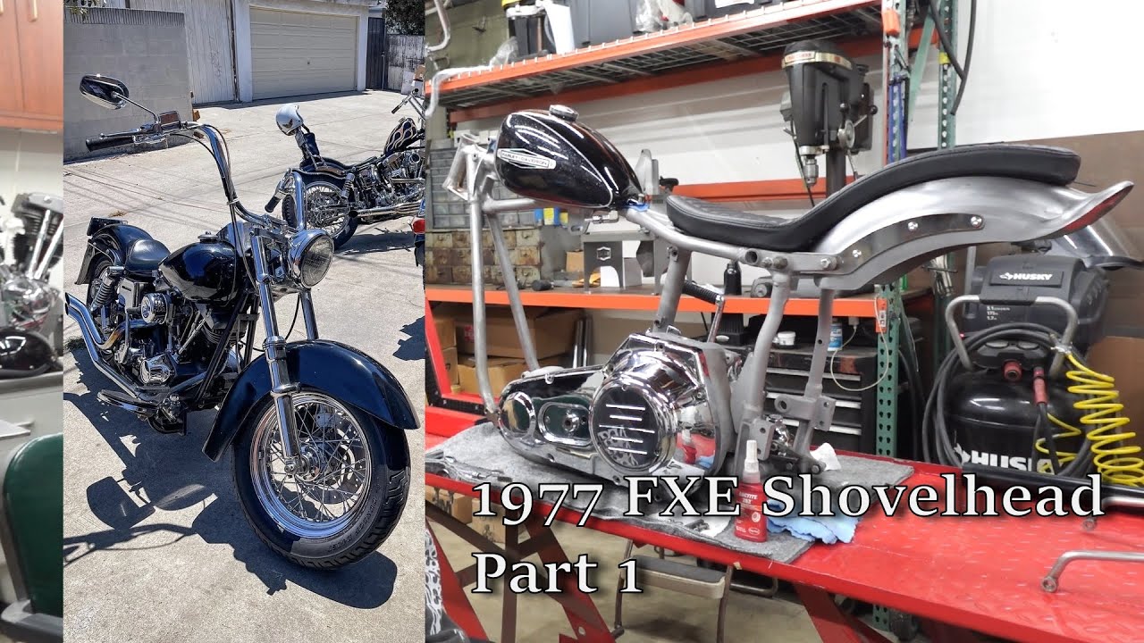 1977 HARLEY DAVIDSON FXE SHOVELHEAD BUILD - PART 1