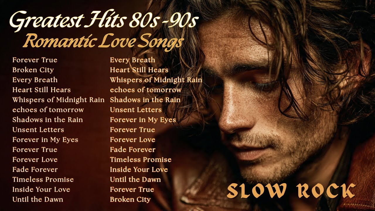 Greatest Hits 80s 90s Romantic Love Songs | Top Slow Rock Collection | Shadows in the Rain