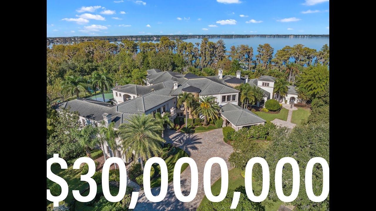 Experience Opulent Luxury at 6004 Cartmel Lane, Windermere's Premier Lakefront Estate