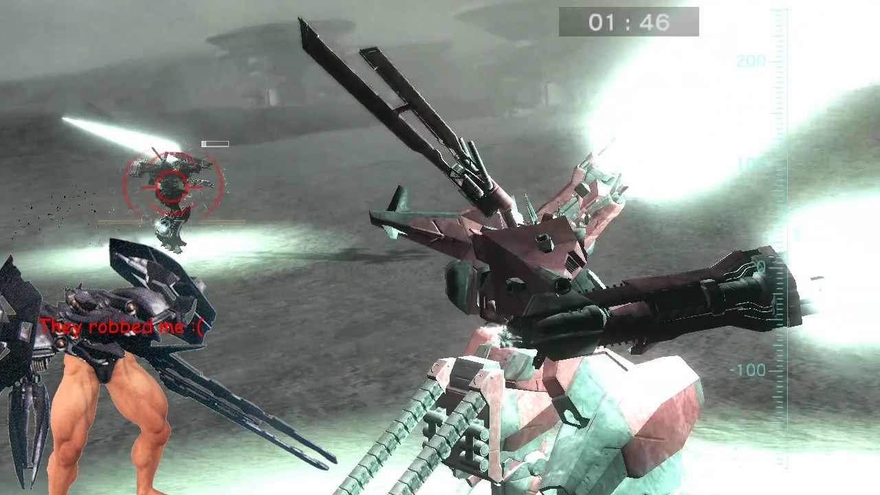 Armored Core For Answer — Kamisori Johnny and I stole 002-B's blades
