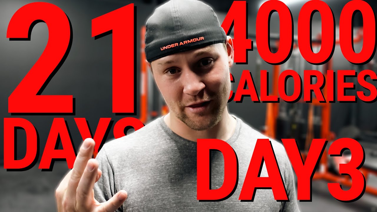 21 Days 4,000 Calorie Challenge | Day 3 | New Training Split