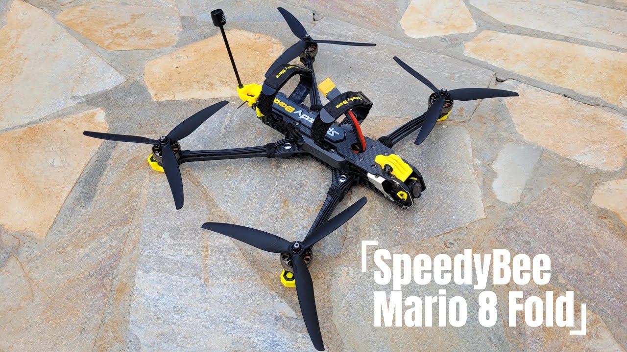 SpeedyBee Mario 8 Fold Build/Montagem