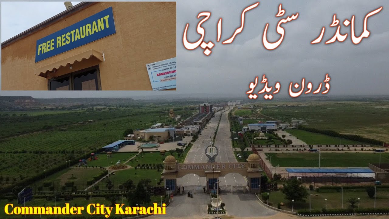Commander City Karachi | Drone video | Commander City near ASF City | Connect with Zafar