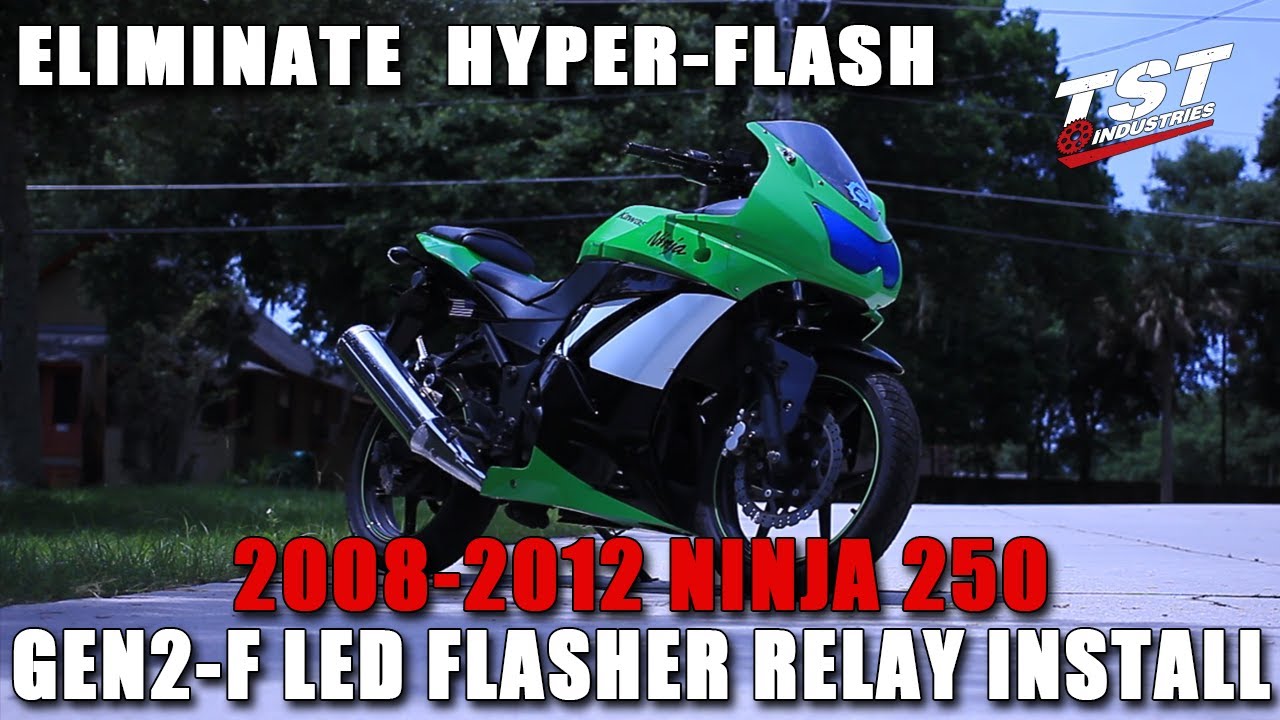 How To: 2008-2012 Ninja 250R LED Flasher Relay Installation by TST Industries