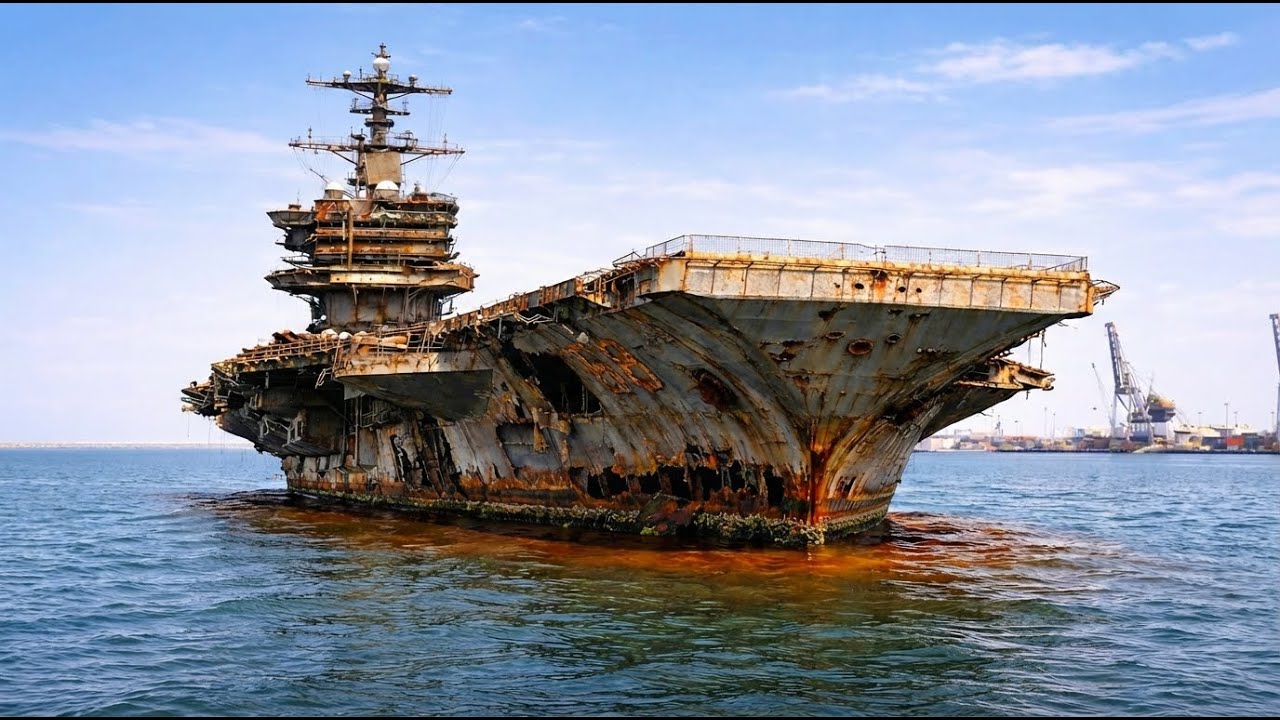 We Bought an Abandoned USS Nimitz Aircraft Carrier for $2,900… and Turned It Into a $9 BILLION Giant