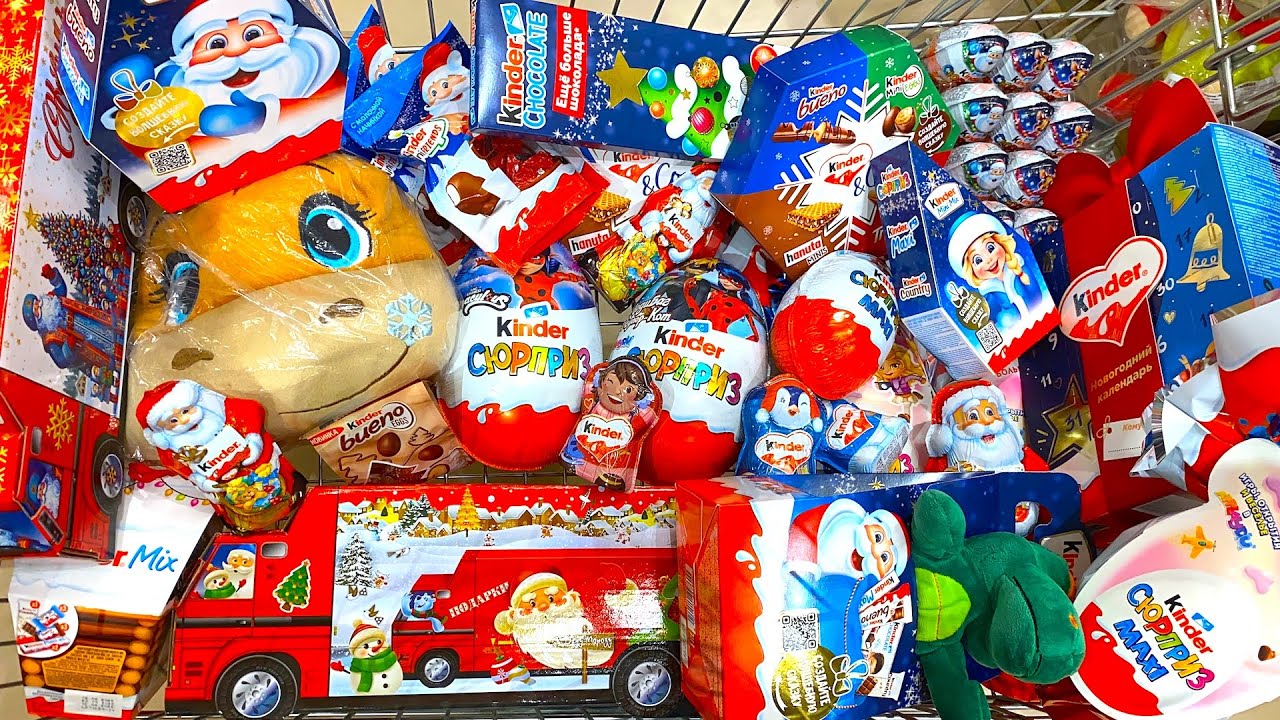 Конфеты и Сладости 😍 Мега Шоппинг! Kinder Giant Maxi, Chocolate, Cookies.Shopping a lot of candy