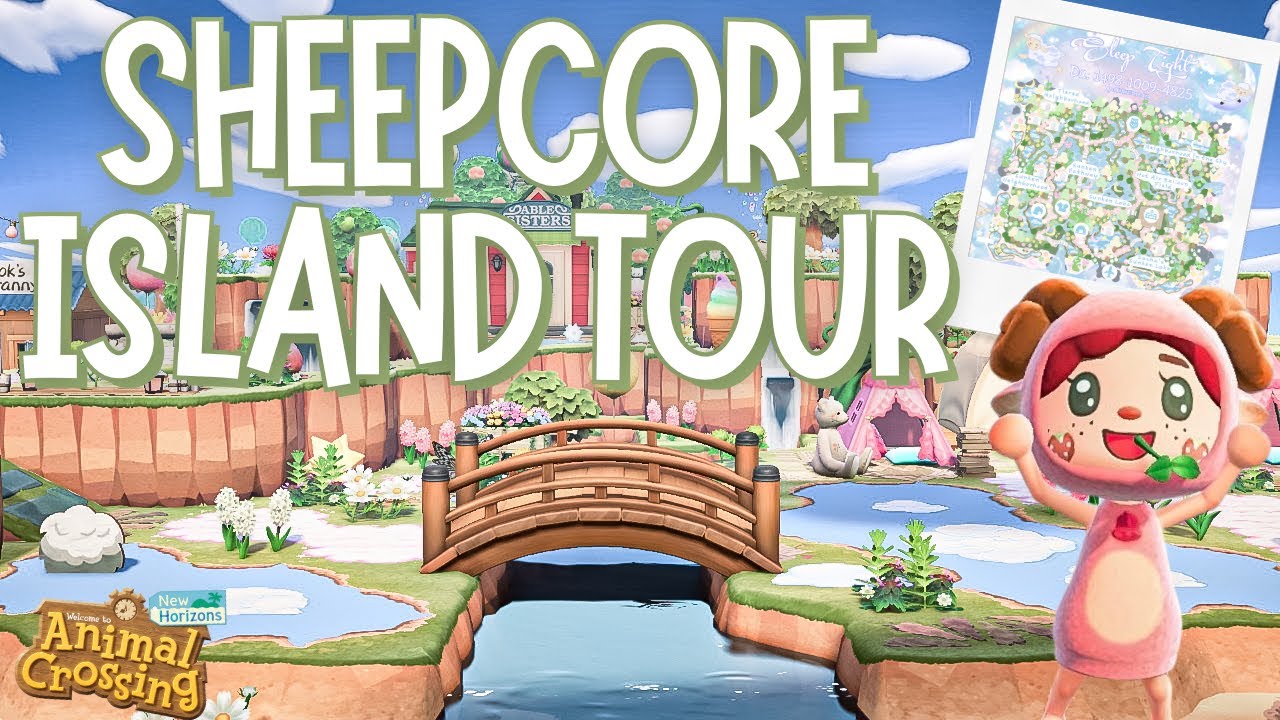 Touring an ALL SHEEP island! SleepTight! Zzz | ACNH | Animal Crossing New Horizons | Island Tour