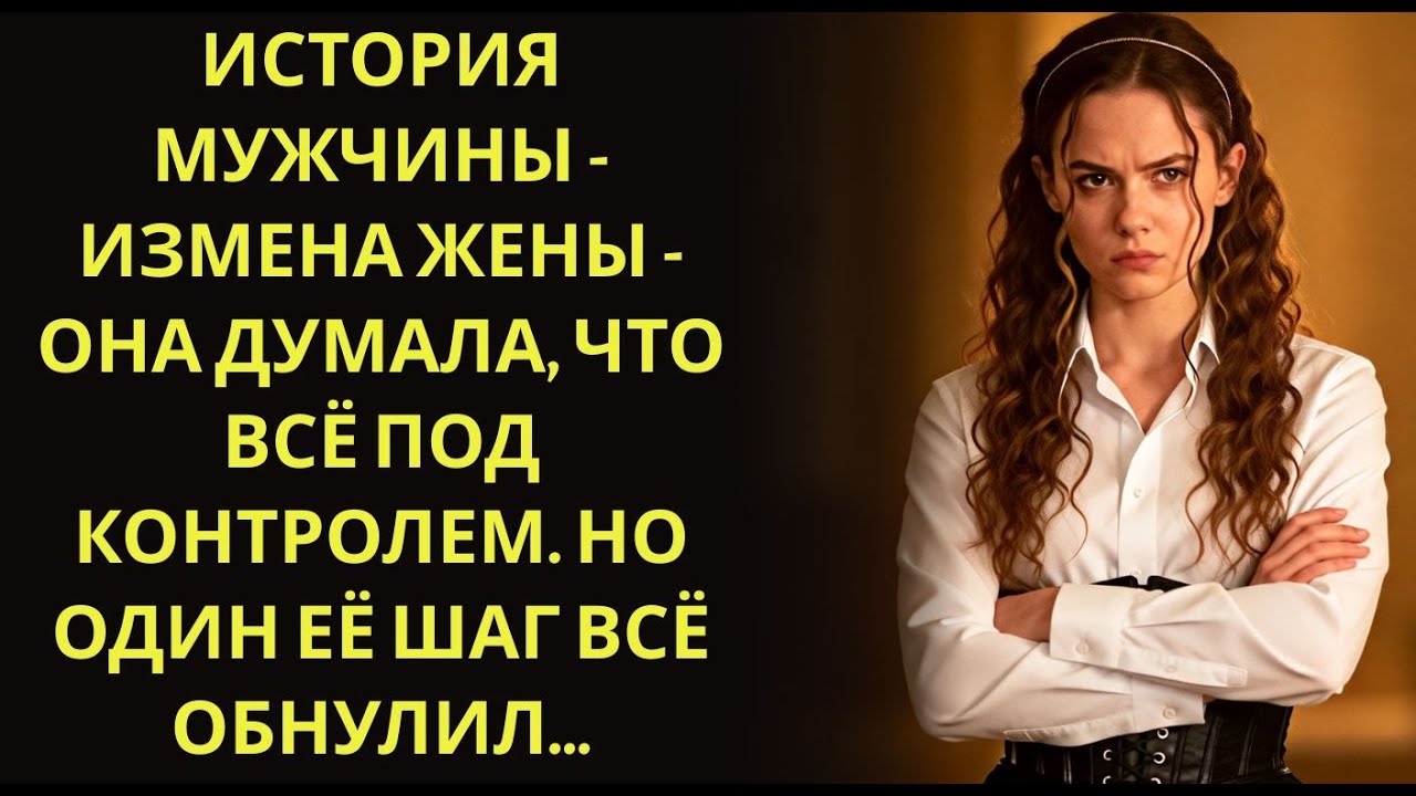 История мужчины   Измена Жены   Она думала, что всё под контролем  Но один её шаг всё обнулил…