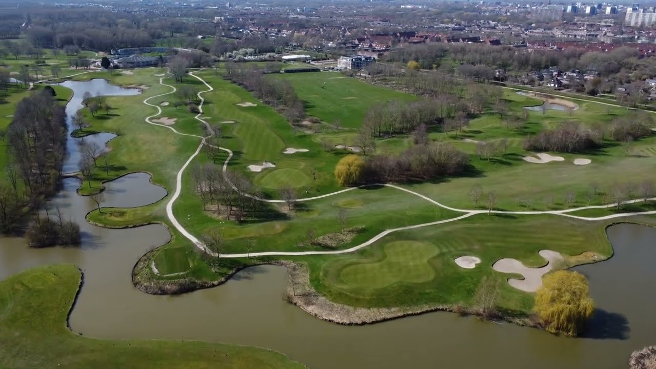 Drone vlucht boven Burggolf Purmerend