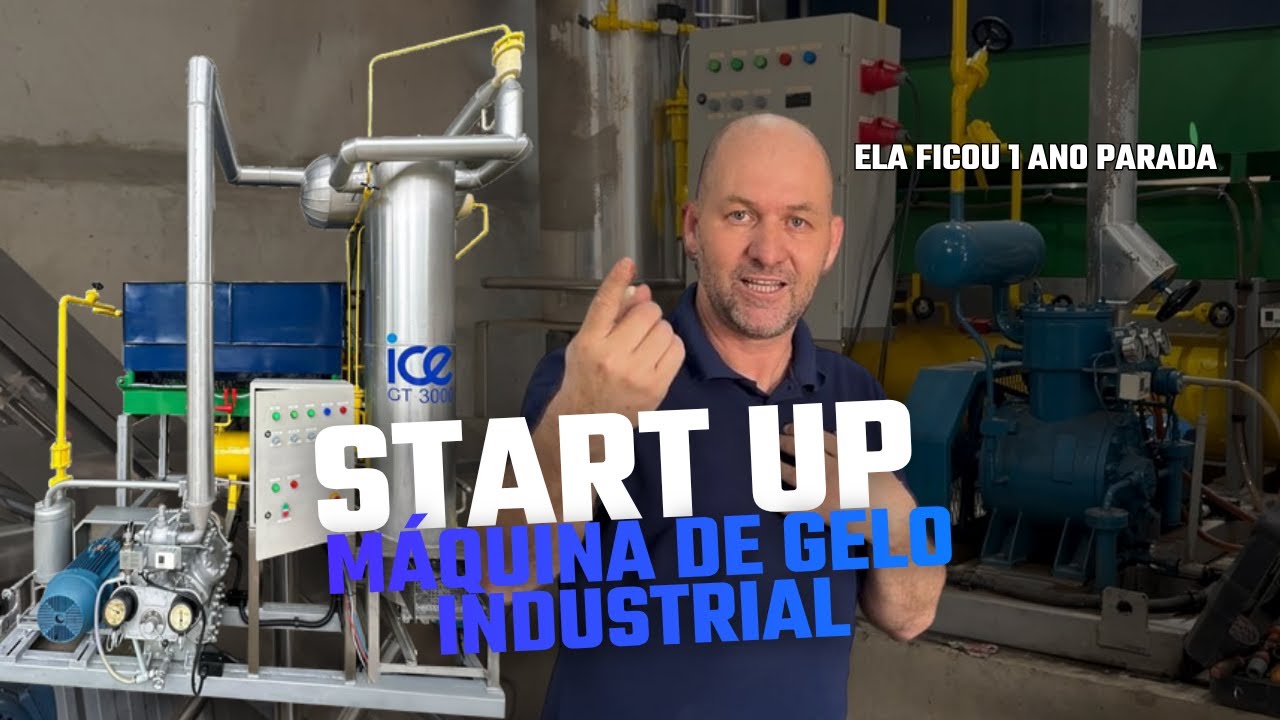 Como Funciona uma Máquina de Gelo Industrial | Startup Real em Fábrica de Gelo