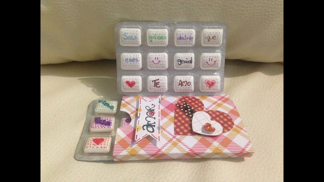 DIY Chicles Sorpresa ideales para regalo (amiga/amigo novio/novia)