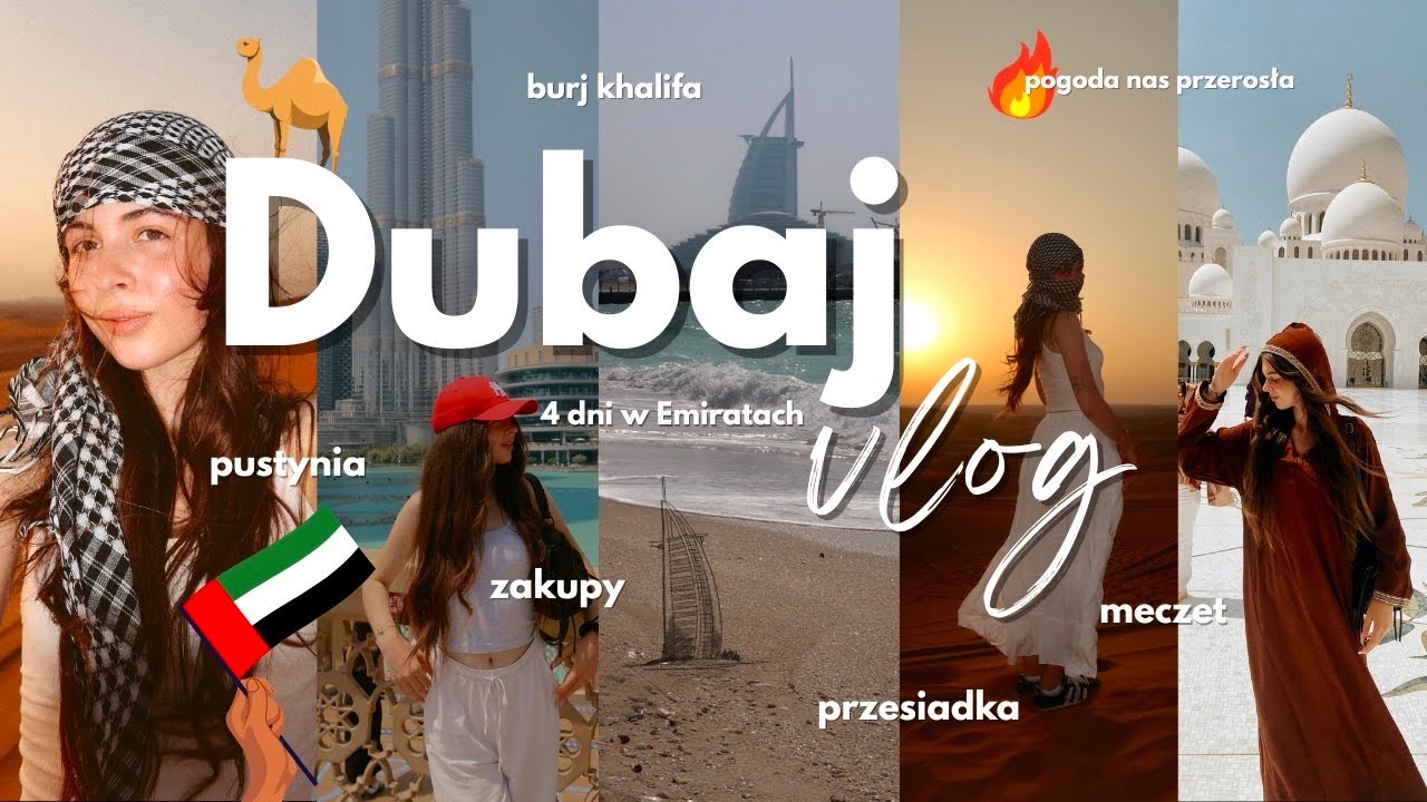 POLECIELIŚMY DO DUBAJU I NIE MOGLIŚMY WYTRZYMAĆ...🇦🇪 SAFARI, BURJ KHALIFA, ZAKUPY | VLOG