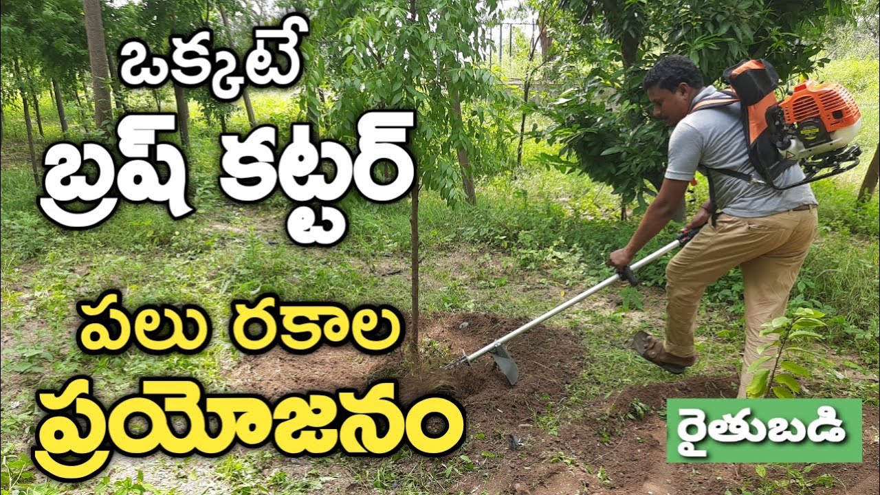 ఒకే బ్రష్ కట్టర్ ఒక్కో రైతుకు ఒక్కో విధంగా ఉపయోగం | Multi Uses Of a Brush Cutter | Raithu badi