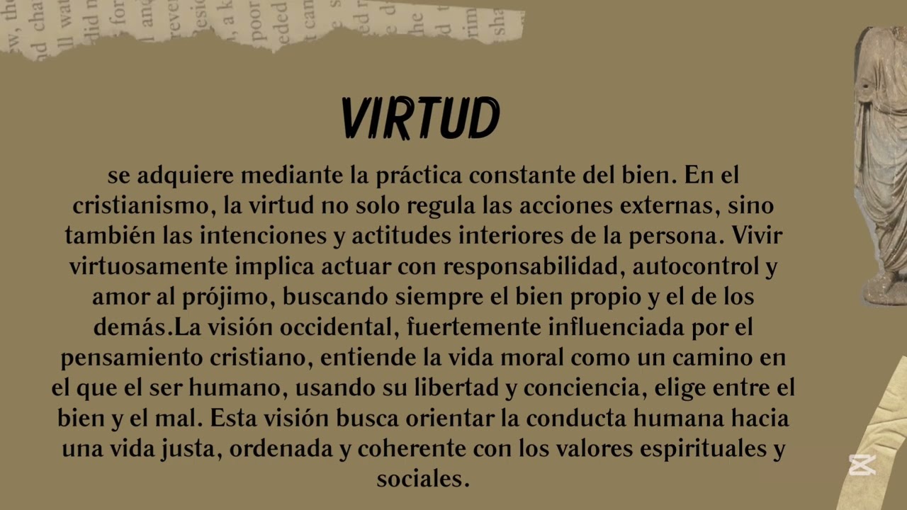 VISI&Oacute;N OCCIDENTAL Y CRISTIANA SOBRE LA VIRTUD Y EL PECADO- Joel largo 1ro &ldquo;C&rdquo;