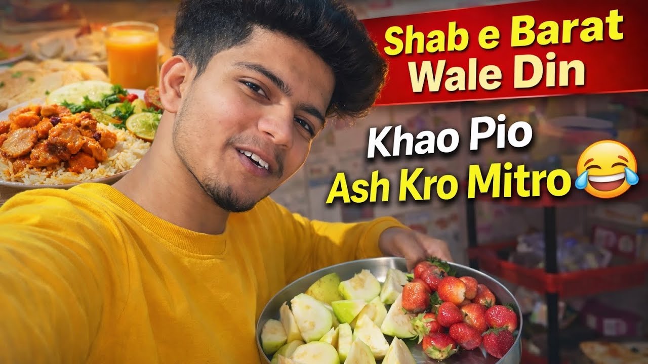 Shab-e-Barat Wale Din 😍 | Khao Pio Ash Kro Mitro 😂 | Night Food Vlog 🔥 @souravjvlogs 