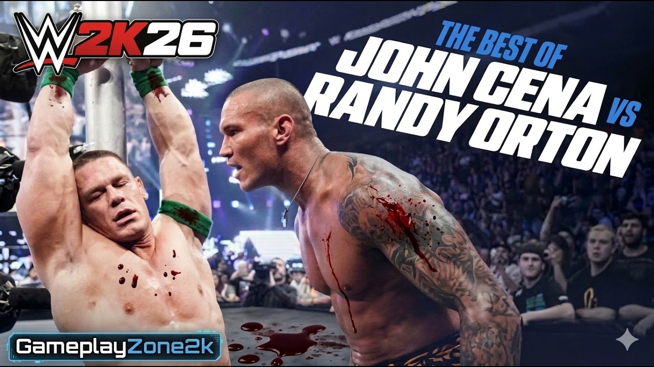 John Cena STOLE The RKO?! 😱 WWE 2K26 Randy Orton vs John Cena (I Quit Match)