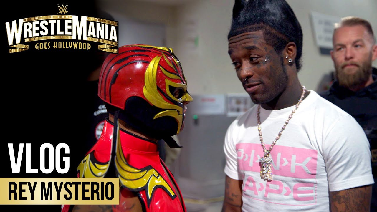 Мистерио объясняет экипировку для WrestleMania и реагирует на матч «горько-сладкой мечты»: видеоб...