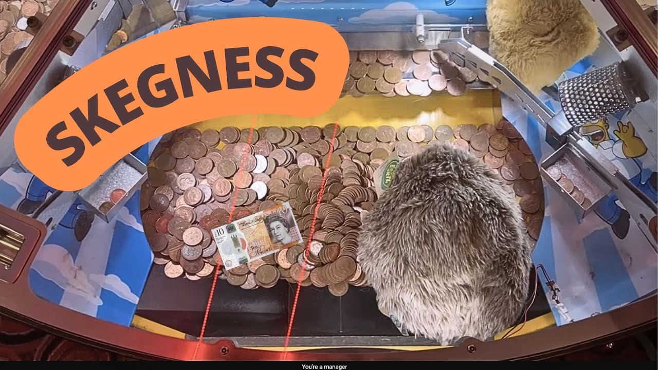 £10 CHALLENGE | SKEGNESS | BIGGEST WIN! | 2p Coin Pusher Amusement Arcades