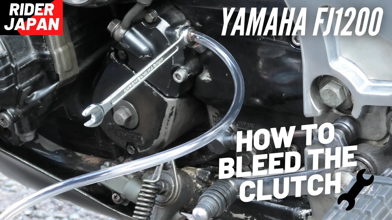 Custom FJ1200. Bleeding the Clutch