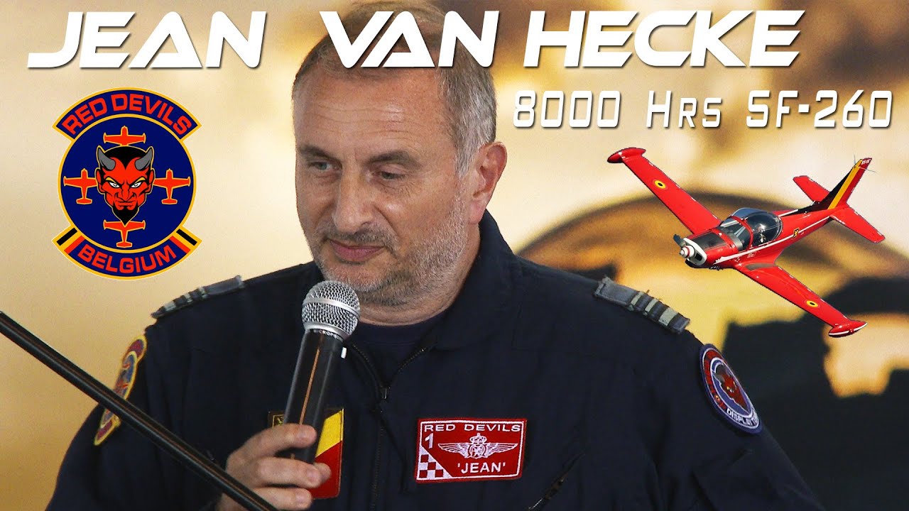 4Kᵁᴴᴰ Jean Van Hecke 8000 Flight Hours,Leader of  Red Devils and the one who taught hundreds to fly.