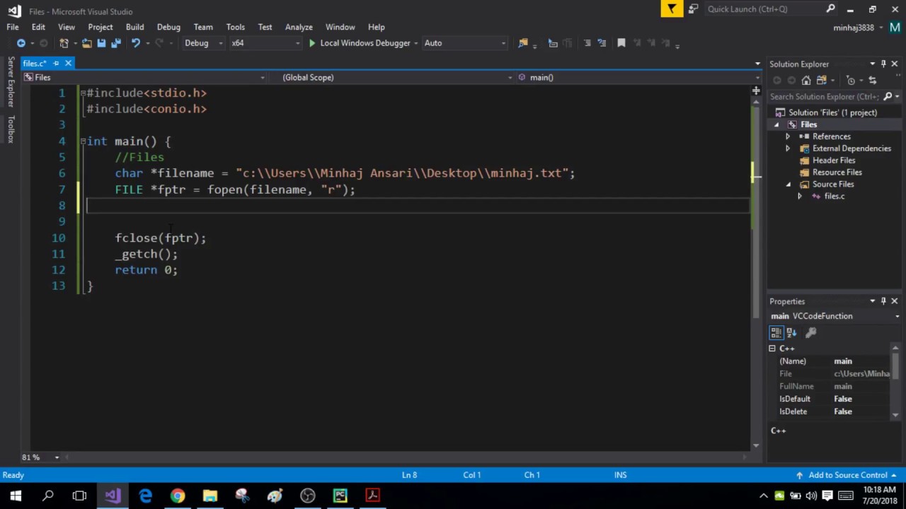 C Programming! (46) File input/output using the fgets() and fputs() functions