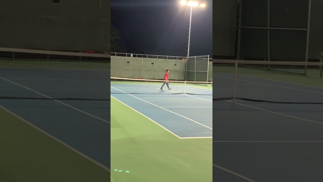 Like a cat coming forward #tennis #instincts #hands #reflexes