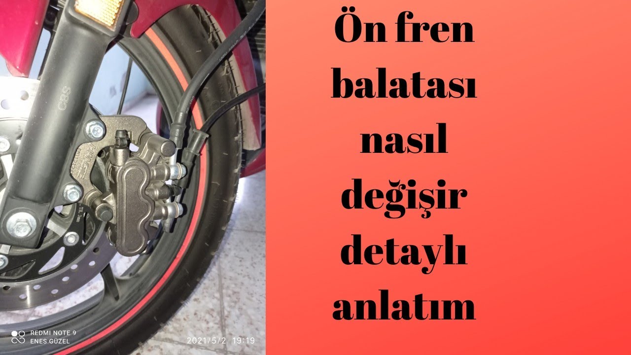 Mondial 125 drift l CBS ön fren balatası nasıl değişir
