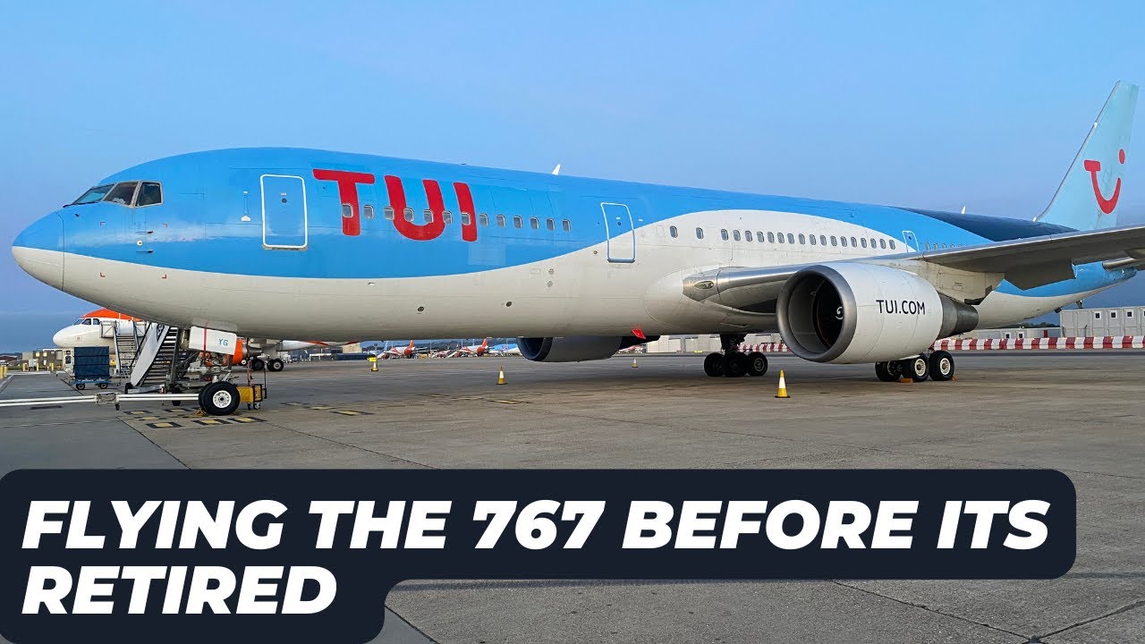 ✈ Trip report |TUI  B767-300 | Flying the TUI 767 before they are retired | Manchester - Alicante  ✈