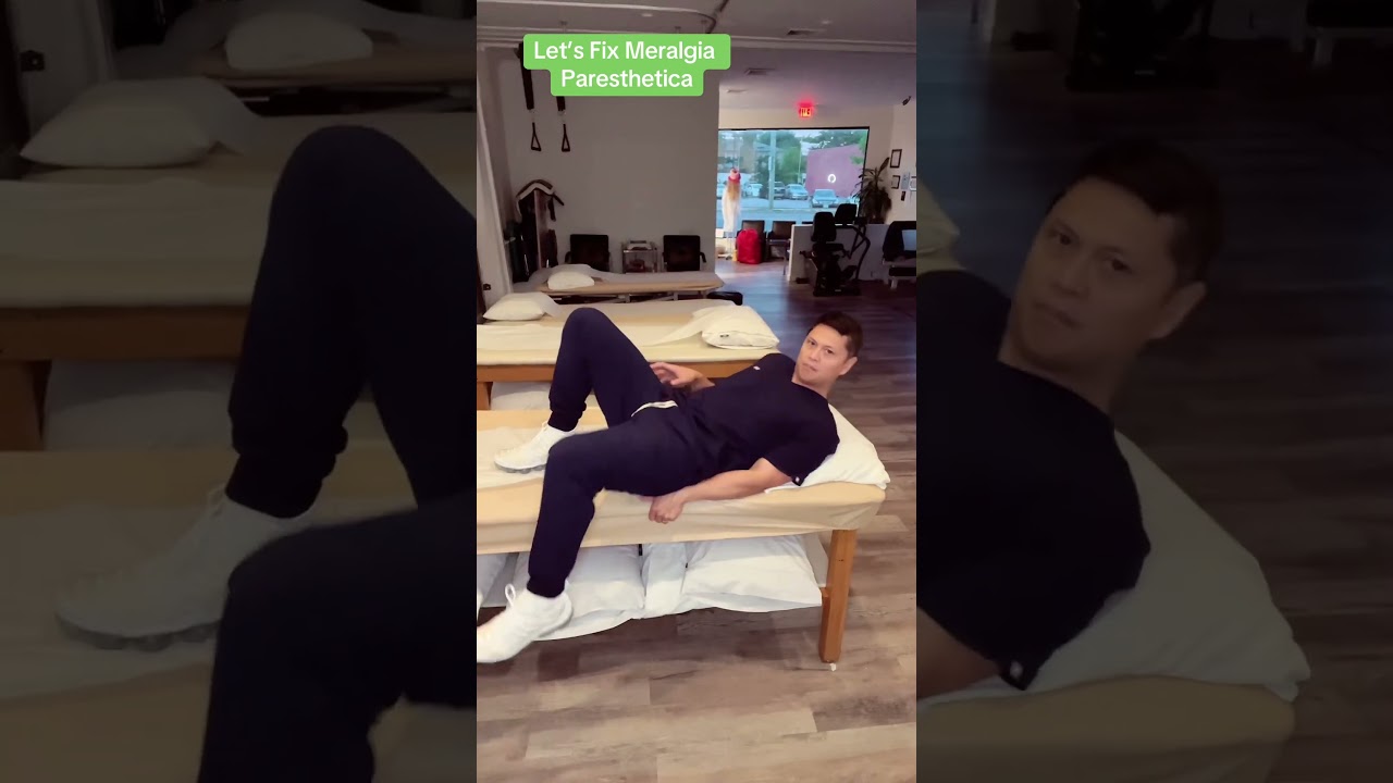 Hip Pain or Meralgia Paresthetica? Let&rsquo;s Fix it. #physicaltherapy #nervepainrelief