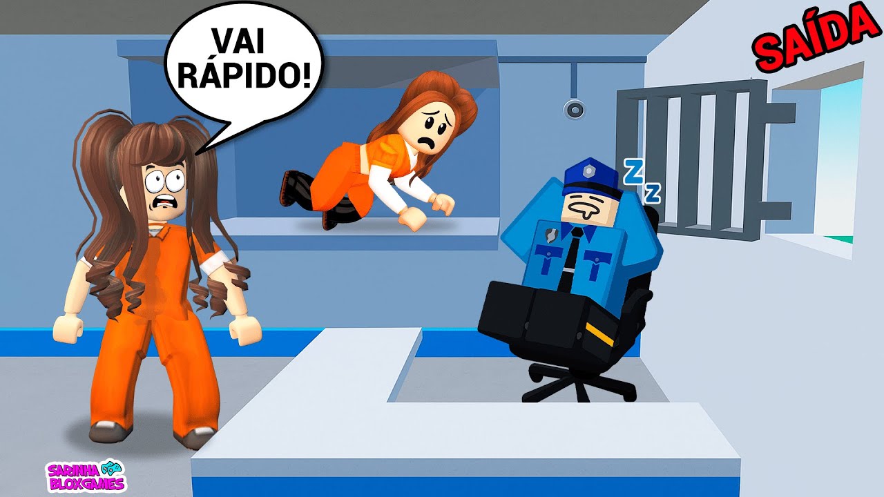 CONSTRUA UMA FUGA DESSA PRISÃO - ROBLOX