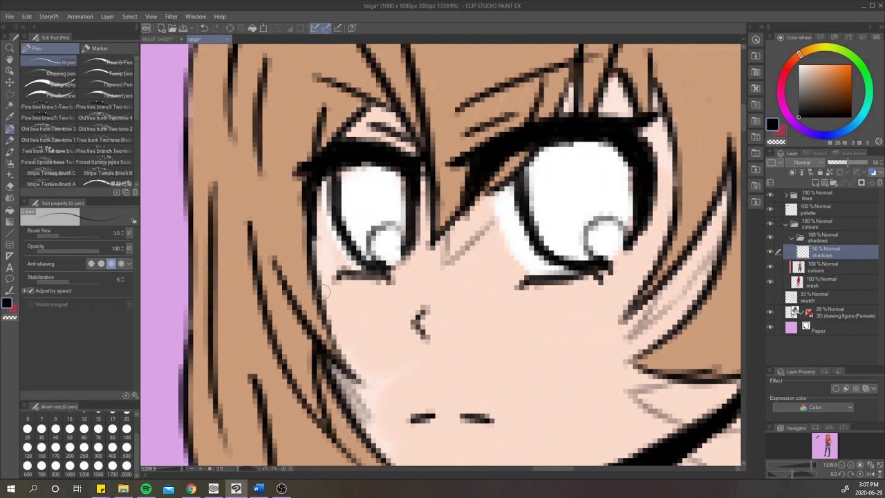 Aisaka Taiga &bull; Toradora &bull; Speed Draw