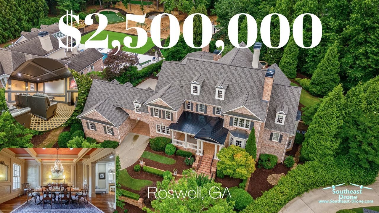 Inside a $2,500,000 Home In The Heart of Roswell, Ga