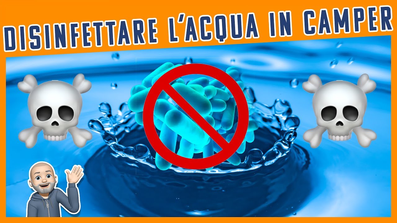 DISINFETTARE tutto l'impianto dell'acqua in CAMPER FACILE E ECONOMICO ☠️🚰