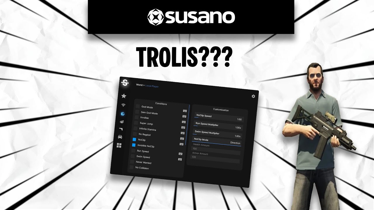 Susano Mod Menu + Trolinimas = Tobulas Derinys! 🔥