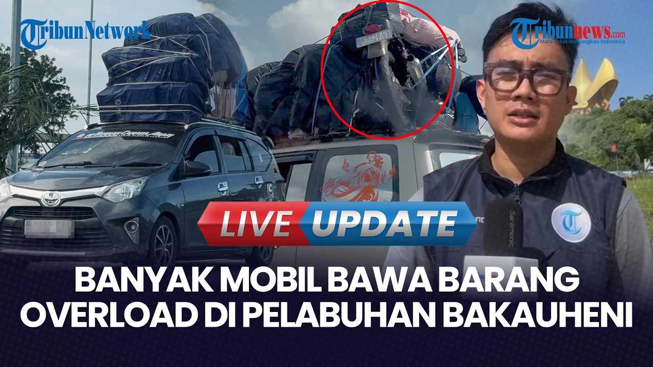 🔴LIVE UPDATE | Mudik Lebaran di Pelabuhan Bakauheni, Banyak Mobil Pribadi Tujuan Sumatera Overload
