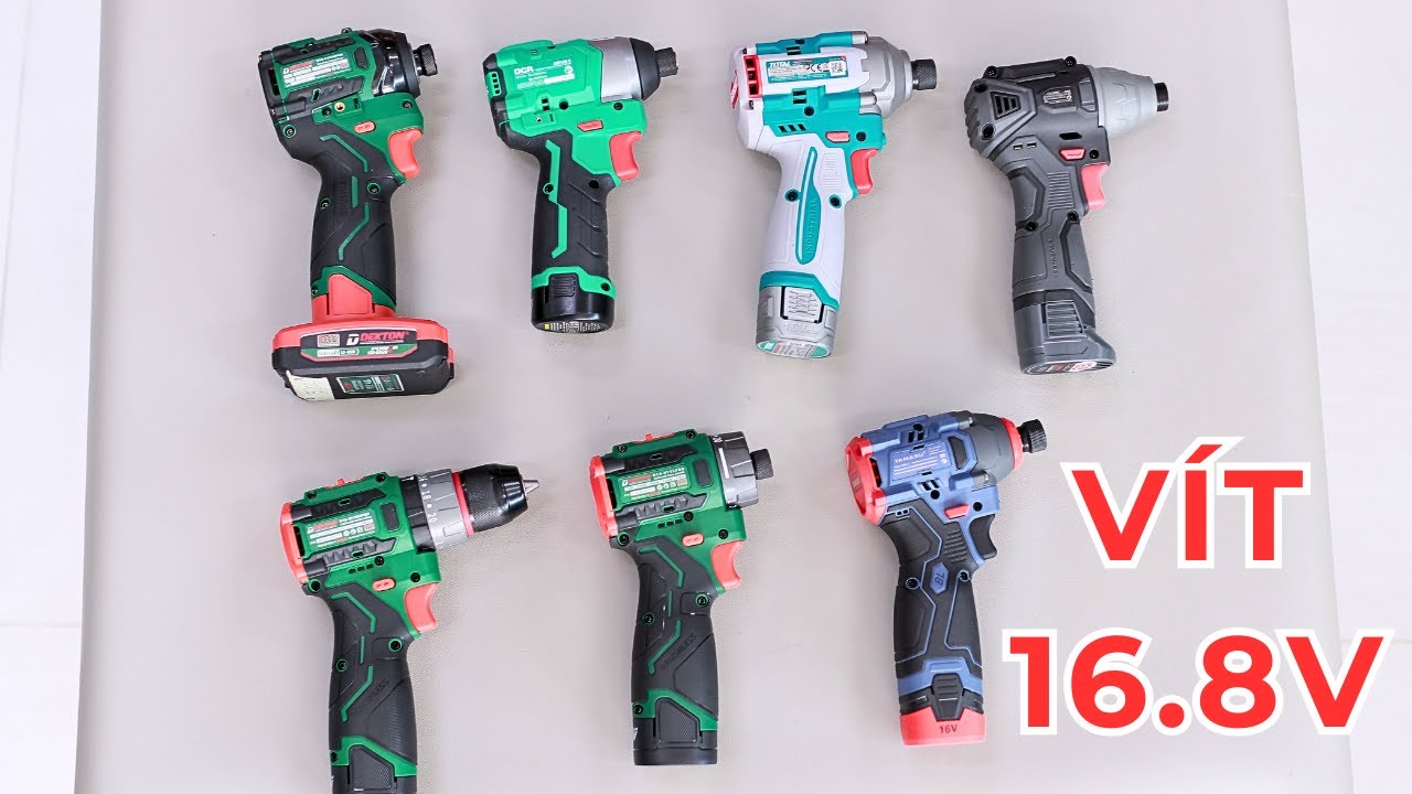 Tổng hợp c&aacute;c d&ograve;ng chuy&ecirc;n v&iacute;t 16.8V tại  Đồ Nghề Tự Chọn