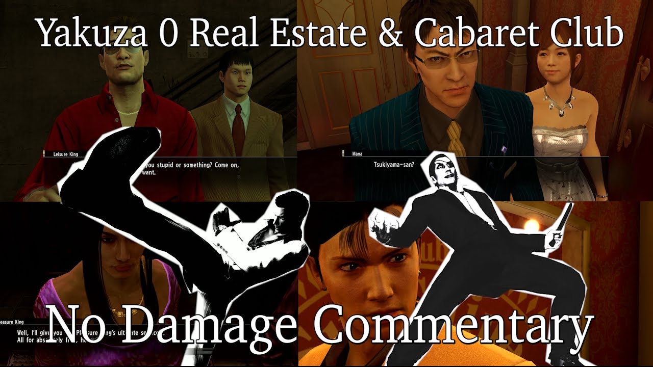 Yakuza 0 Real Estate Royale & Cabaret Club Czar Legend No Damage All Bosses (Commentary)
