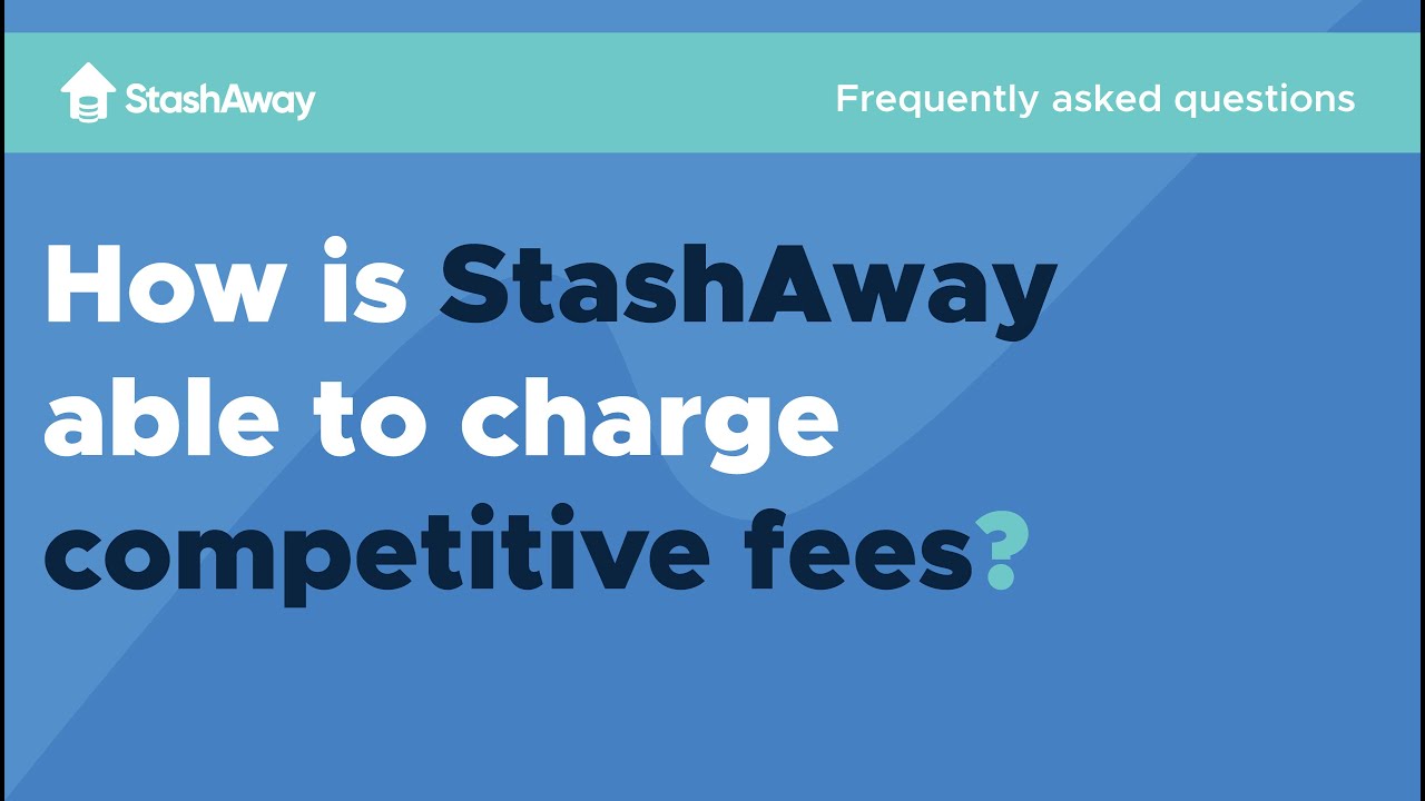 How is StashAway able to charge competitive fees?