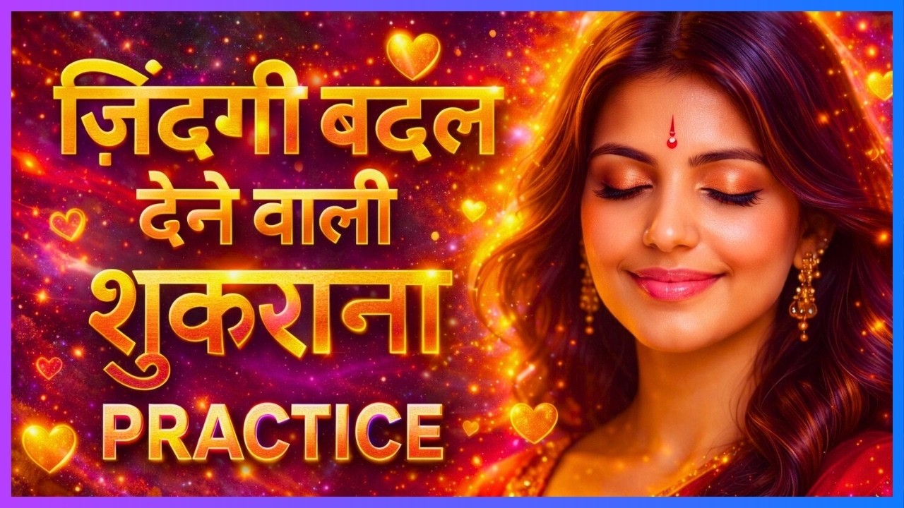 Main Bhagyashali Hoon (हिन्दी सॉन्ग)): Powerful Shukrana Mantra To Attract Good Luck & Miracles ✨