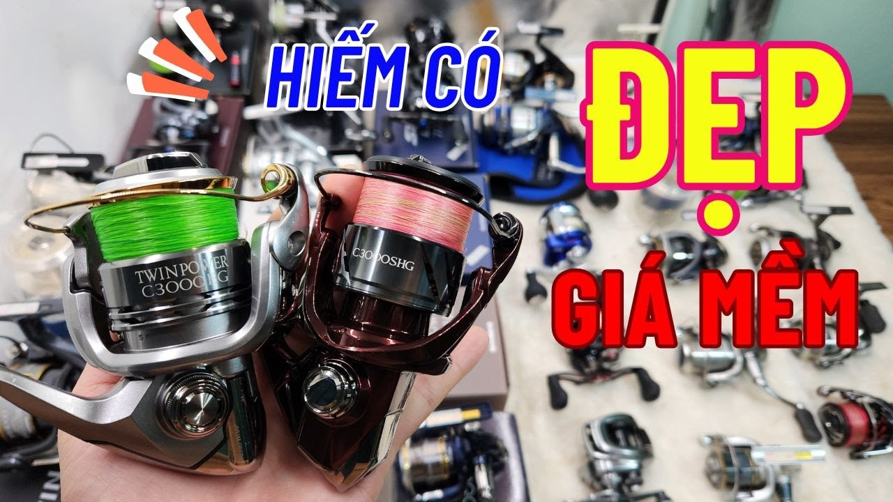 ( Cực Đẹp Giá Hời ) Lô Máy Câu Nhật Bản Chính Hãng | Shimano Daiwa #máycâunhật #máycâulure #maycauca