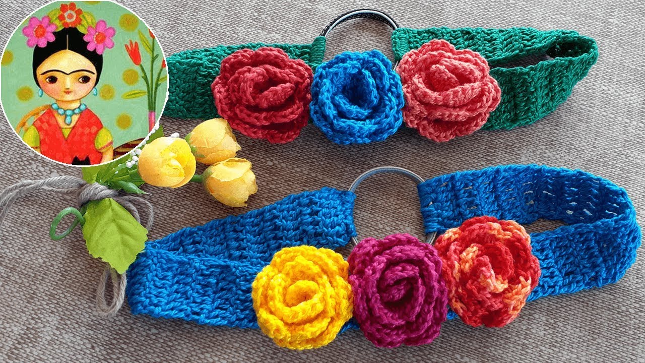 TIARA EM CROCHÊ (FRIDA KAHLO) | Passo a Passo