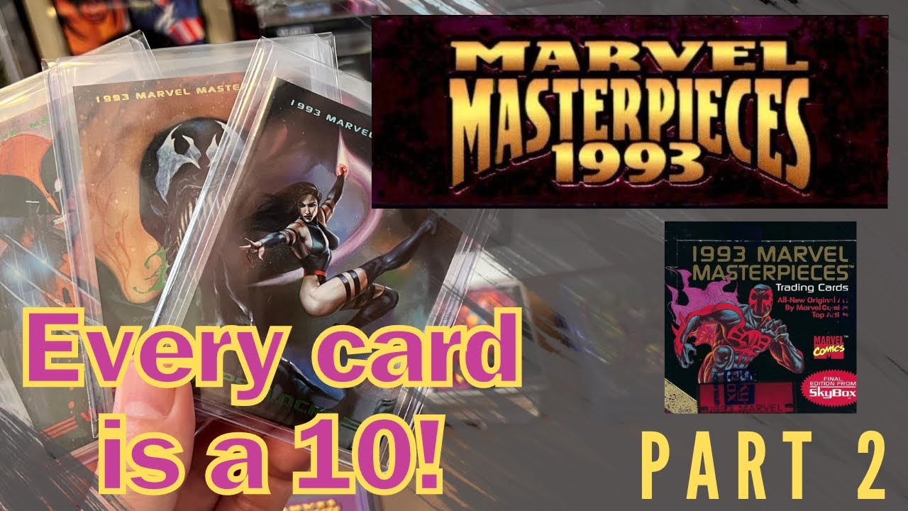 Part 2 A breakdown of a perfect box of 1993 Marvel Masterpieces