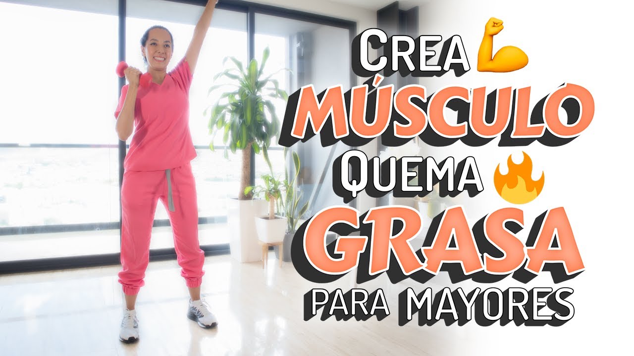 💪 CREA Músculo 🔥 QUEMA Grasa en Todo el cuerpo para Mayores | Mariana Quevedo Fisioterapia Querétaro