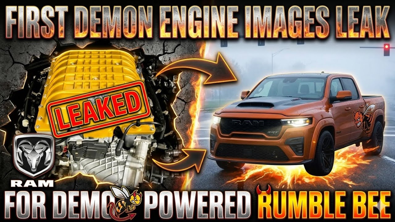 Утекли первые фото двигателя Demon для пикапа Rumble Bee Demon?